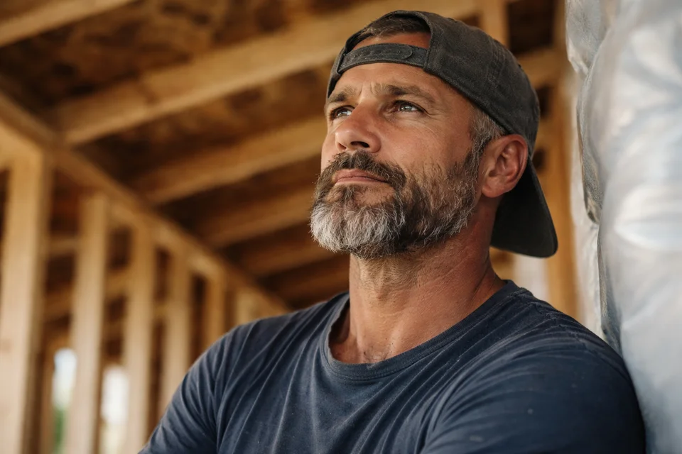 Artisan sur un chantier, illustrant la récolte d'avis OPRA